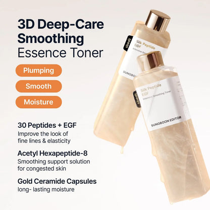 SUNGBOON EDITOR Silk Peptide EGF Intensive Smoothing Toner