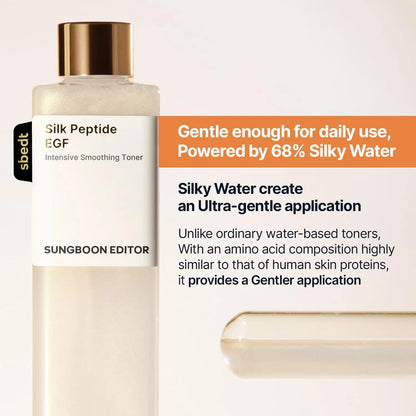 SUNGBOON EDITOR Silk Peptide EGF Intensive Smoothing Toner