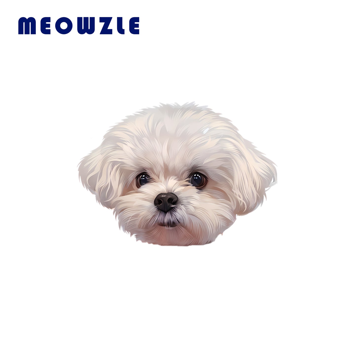 Personalized Pet Artwork - Digital Download - MEOWZLE