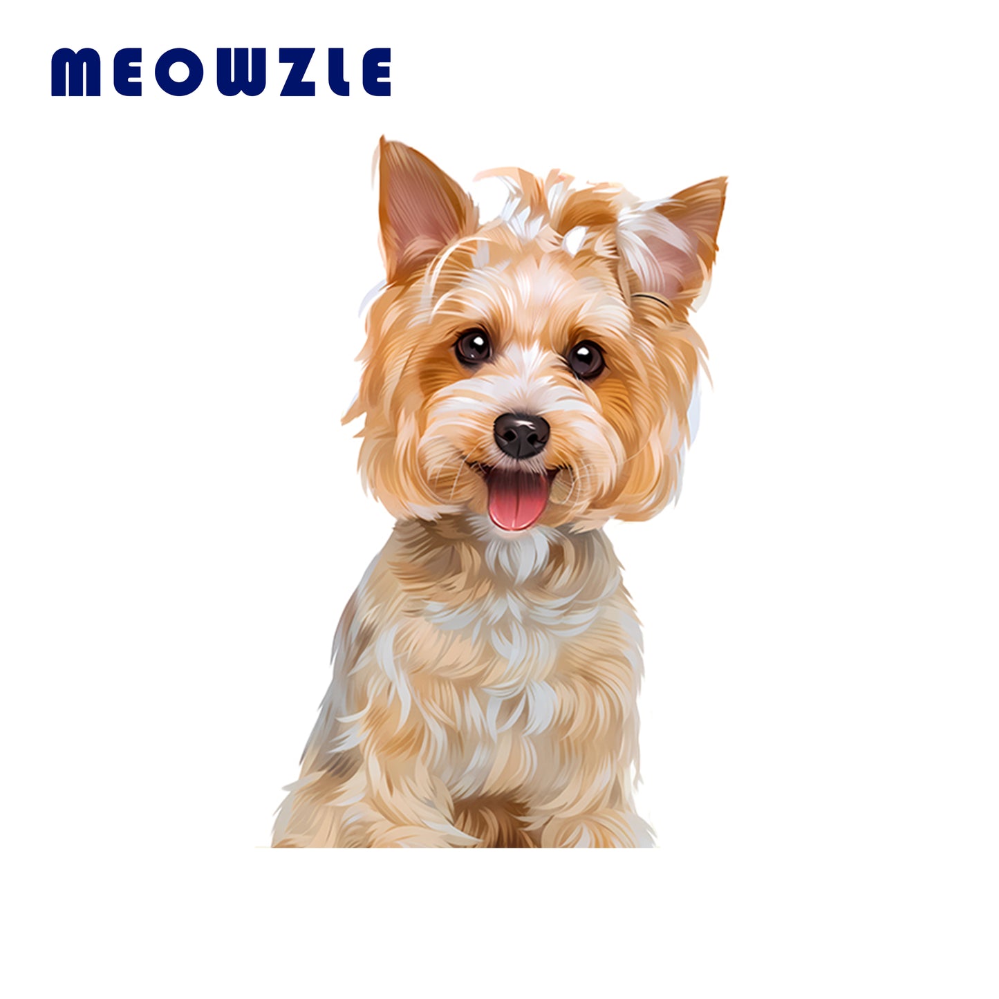 Personalized Pet Artwork - Digital Download - MEOWZLE