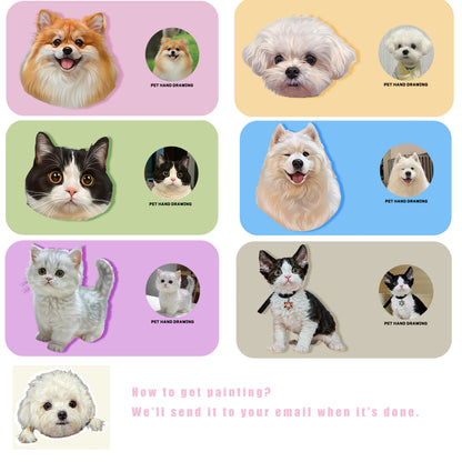 Personalized Pet Artwork - Digital Download - MEOWZLE