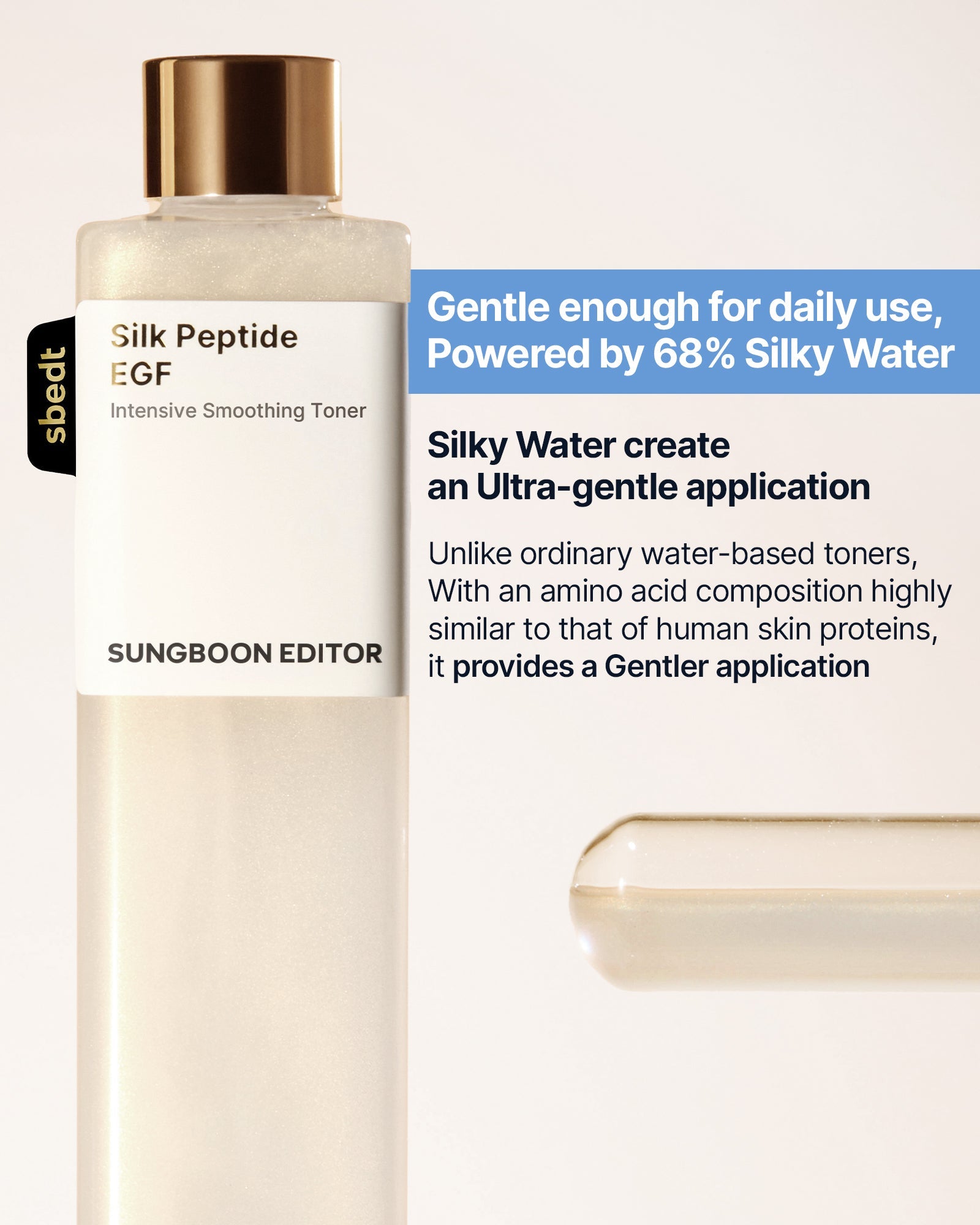 SUNGBOON EDITOR 300 ml facial toner detail