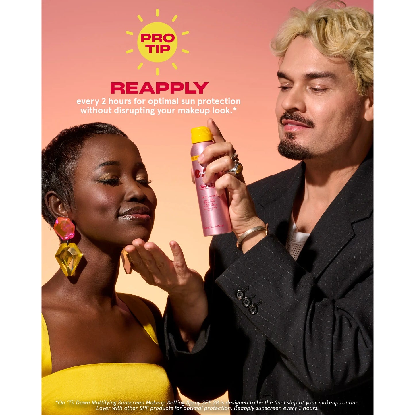 ONE/SIZE On 'Til Dawn Mattifying Sunscreen Setting Spray SPF 28