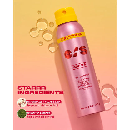 ONE/SIZE On 'Til Dawn Mattifying Sunscreen Setting Spray SPF 28