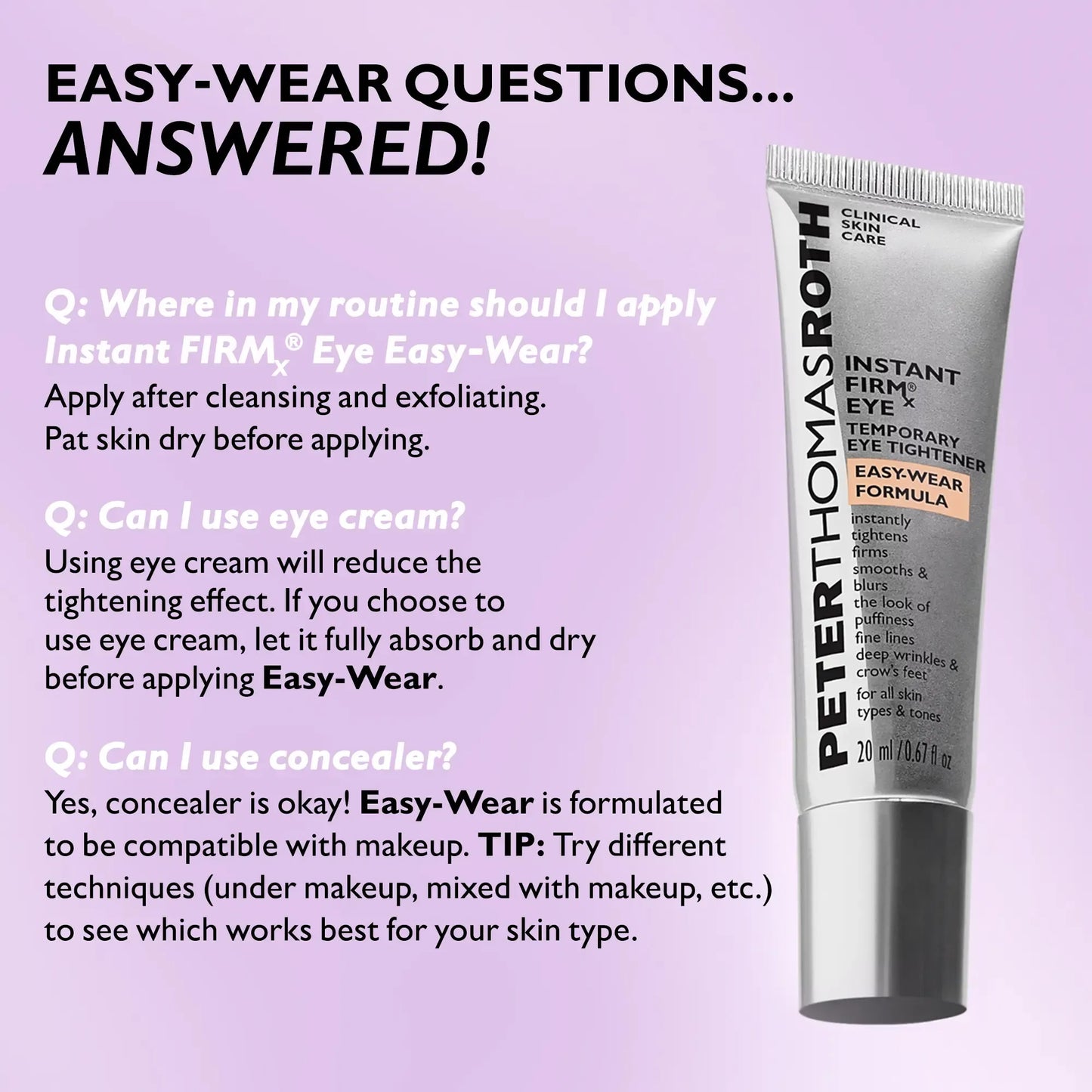Peter Thomas Roth Instant FirmX Easy Wear Temporary Eye Tightener (20ml)