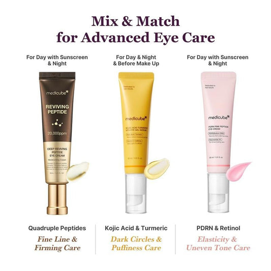 ♥️[medicube] Mix & Match Eye Serum Set | Deep & Kojic & PDRN