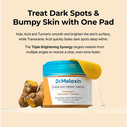 [Official] Kojic Acid Turmeric TX Toner Pad 70pads