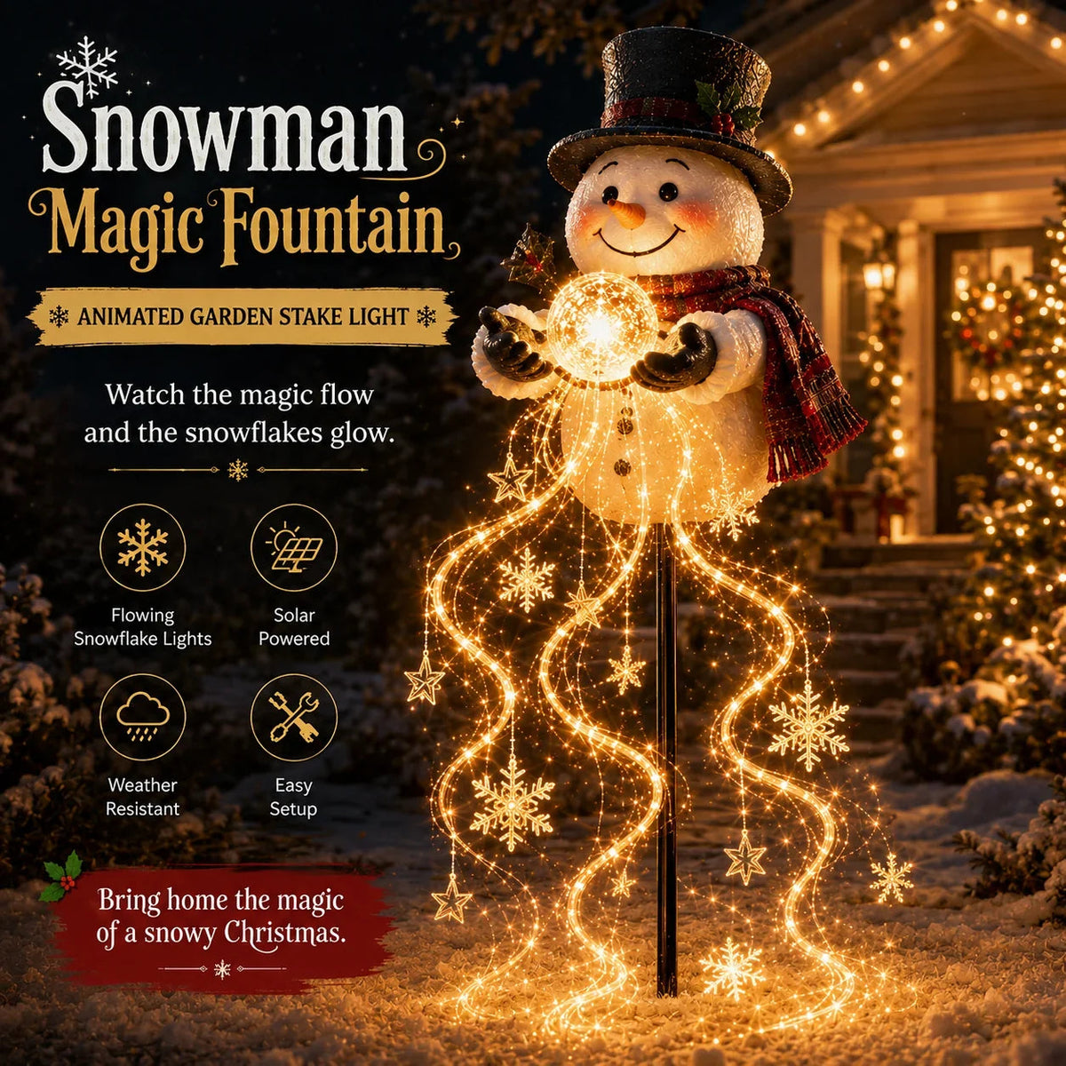 Solar Christmas garden lights - image 9